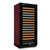 西伯仑 XL-168智能恒温红酒柜 茶叶柜 冷藏柜 冰吧展示柜 展架红木纹实木层架(红色暗拉手平架)