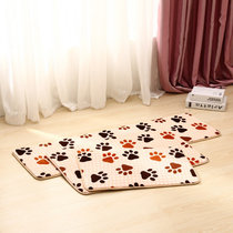三件套珊瑚绒地毯地垫浴室防滑垫吸水门垫脚垫(三件套童趣脚丫)