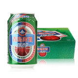 【恒德莱】青岛啤酒10度冰醇啤酒330ml*24听 整箱装 线下实体 质量保证