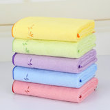 洁丽雅竹纤维毛巾3条装小方巾（新疆西藏青海不发货）(3条（颜色随机） 默认)