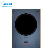 美的(Midea)电磁炉 IH变频恒温 家用匀火薄 2200W变频触控恒匀火聚能混合动力 C22-DH2210(蓝色 热销)