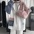 外套男女秋冬ins潮宽松韩版盐系设计感个性上衣2022新款工装夹克(粉色 XL)
