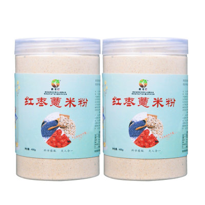 黄河红红枣薏米粉速溶粉营养代餐粉400g/桶(自定义)