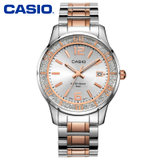 卡西欧CASIO女士手表 时尚镶钻石英表防水指针女表(LTP-1359RG-7A)