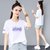 短袖T恤女年韩版宽松夏季时尚短款打底衫上衣服ins潮(白色 XL 建议115-130斤)