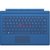 微软（Microsoft）三代键盘 Surface Pro3键盘盖 色彩丰富的背光机械键盘 兼用作保护盖(青色)