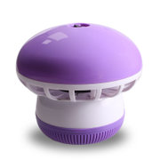 静音吸入式光控灭蚊灯蘑菇等开关式物理诱蚊灯(光控式紫色12灯)