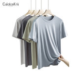 “CaldiceKris （中国CK）简约纯色百搭夏季休闲宽松tCK-FS7101“(L)