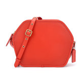 蔻驰 COACH 奢侈品 女士专柜款皮革几何单肩斜挎包中号红色 141 B4EMK(红色)