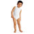 纯棉婴儿童背心无袖内衣意大利原装进口RelaxmaternityBaby5940(6-36个月（任意拍） 乳白色)