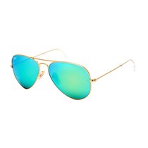 雷朋（ray-ban)太阳眼镜绿色反光蛤蟆镜 RB3025 112/19 58