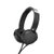 索尼sony MDR-XB550AP耳机头戴式重低音手机线控通话耳麦(黑色)