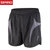 spiro 夏季运动短裤男女薄款跑步速干透气型健身三分裤S183X(黑色/灰色 XL)