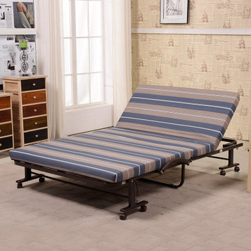 未蓝生活免安装折叠床双人床 家庭酒店加床午休值班床 床垫宽120cm厚