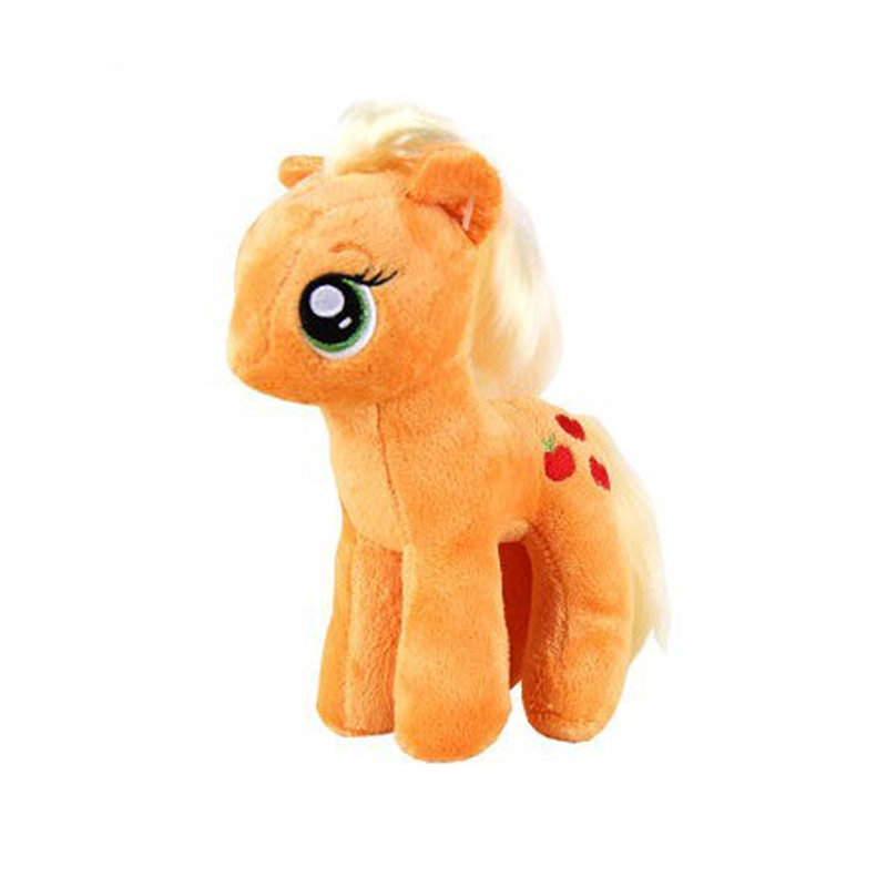 【宝丽40cm毛绒/布艺橙色40cm图片】小马毛绒玩具小马宝莉可爱卡通