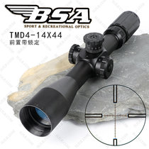 BSA TMD4-14X44前置分化带锁定高抗震高清晰瞄准器秃子板球ED后握单筒光学寻鸟镜瞄准镜(11MM燕尾低窄)