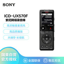 索尼（SONY）ICD-UX570F 取证会议学习 4G专业高清降噪录音笔 黑色