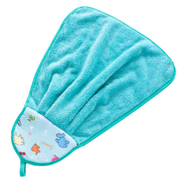 伊莉妮(yilini)30cm*40cm珊瑚绒柔软擦手布吸水纤维擦手毛巾8条装