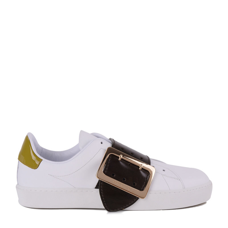 burberry女士白色扣环装饰小白鞋休闲鞋4037427365白时尚百搭