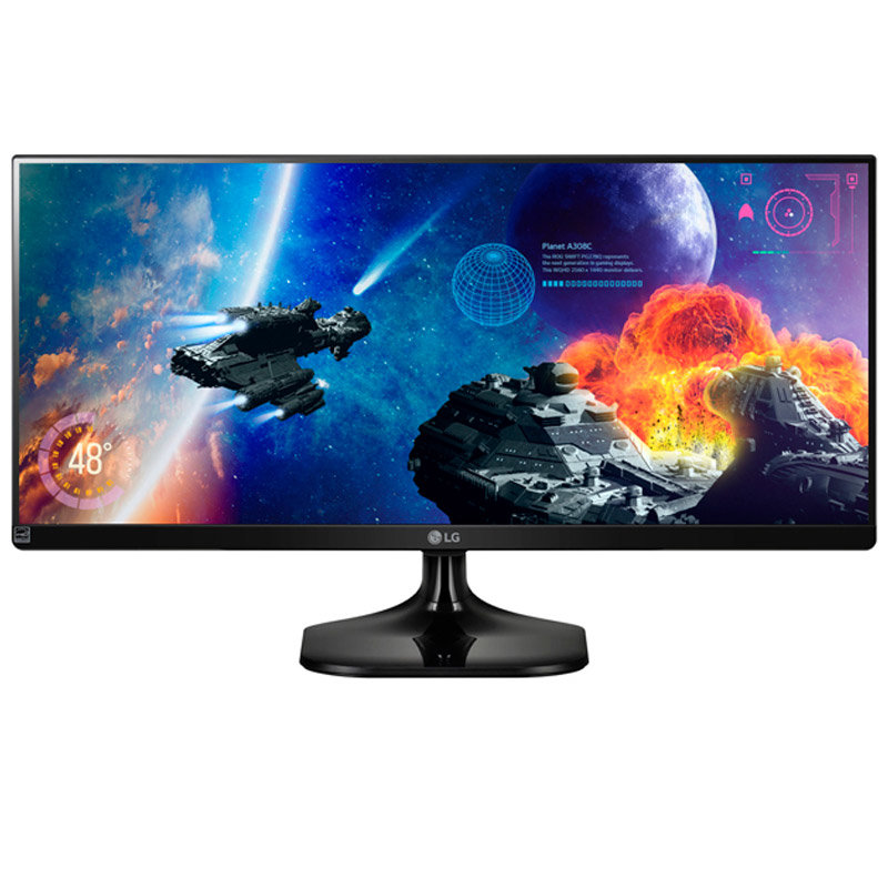 lg 25um57-p 25英寸ips 护眼 2k高清液晶电脑显示器 超窄边框