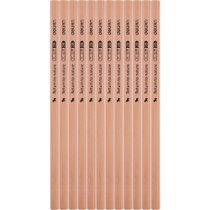 得力(deli) S909 2B 铅笔 12支/盒(计价单位盒) 原木色