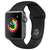 Apple Watch Series 3智能手表 (GPS款 铝金属表壳 运动型表带)(黑色 42mm)