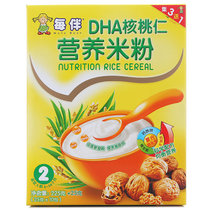 每伴DHA核桃仁营养米粉