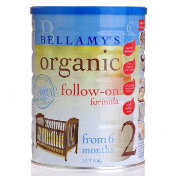 澳洲贝拉米有机婴儿奶粉阶段二900g