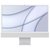 Apple iMac 24英寸 4.5K屏 新款八核M1芯片(7核图形处理器) 8G 256G SSD 一体式电脑主机 银色 MGTF3CH/A
