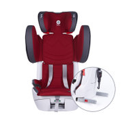 kiddy奇蒂儿童汽车安全座椅 全能者TT系列 上拉带isofix款 9个月-12 酒红色
