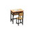 利尚 LS-D026钢木餐椅休闲椅培训椅(常规 默认)