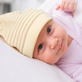Honey Hub 婴儿100%有机棉帽子 有机棉本色 1-4岁