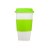 一品望家 双层陶瓷杯带盖 情侣对杯 马克杯陶瓷杯 绿色 350ml(绿色)