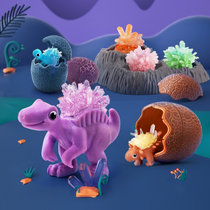 科学罐头水晶恐龙玩具生长升级套装儿童玩具 国美超市甄选