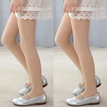儿童钢丝袜魔力袜高密度丝袜女薄款防勾丝光腿连裤袜神器春秋微厚(连袜款肤色2条 XL码建议身高140-160cm)