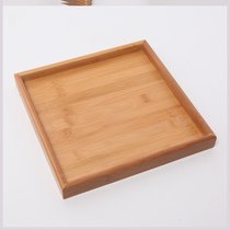 创意竹木长正方形茶盘托盘 家用日式防滑创意木质木盘(24*24*3.0cm 默认版本)