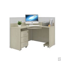 俊采云JCY-Q15屏风办公桌 单人位 弧形位 办公桌（单位：张）(米白色 JCY-Q15)