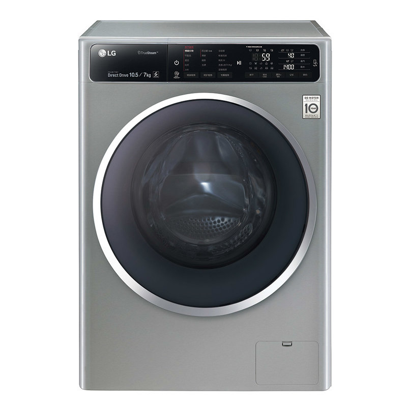 洗衣机lgwdrh450b7h碳晶银dd变频直驱电机6种智能手洗断电记忆功能