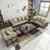 乔林曼兰 沙发 实木沙发 布艺沙发 客厅沙发 小户型北欧沙发(单人位+双人位+三人位)