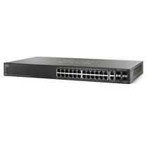 思科（Cisco）SF500-24 24口 百兆可堆叠全网管交换机