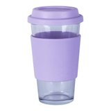 韩国进口钢化玻璃杯 PC106 紫色