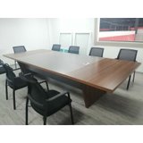 木制台桌会议桌（覆面） 免漆会议桌 现代三聚氰胺刨花板 （人造板）(默认 默认)