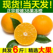 蒲江爱媛38号果冻橙5斤 新鲜水果橘子橙子脐橙桔子