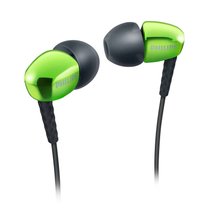 Philips/飞利浦 SHE3900 入耳式音乐耳机 时尚金属感重低音耳塞(绿色)