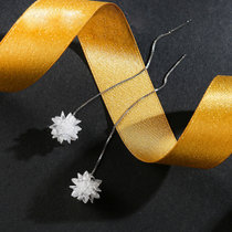 可拉尔（KELAER）冰雪之花 项链耳钉套装(白色 耳环)