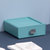 ins风桌面收纳盒抽屉式化妆品盒储物盒小塑料首饰盒多功能整理盒(1个装 龙胆绿)