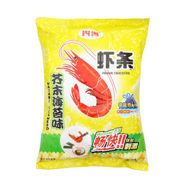 四洲虾条(芥末海苔味)80g/包【图片 价格 品牌 报价】-真快乐app