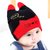 秋冬季婴儿帽子秋冬保暖套头帽韩版新生儿胎帽宝宝帽0-3-6-12个月(藏青色)