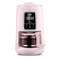 东菱（Donlim咖啡机 全自动磨豆 咖啡机家用 办公室美式咖啡壶(粉色 热销)