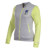 阿迪达斯棒球服 adidas外套2016春秋款女子棒球服针织夹克 AB3011(浅灰色 XL)